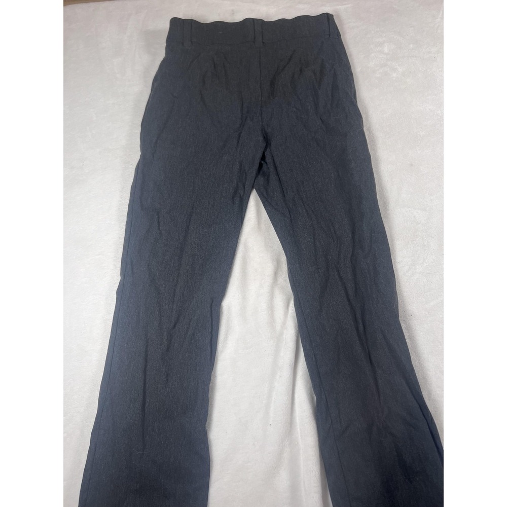 Maurices Pants Womens Medium Gray Ponte‎ Knit Straight Leg Pull On Dressy Work